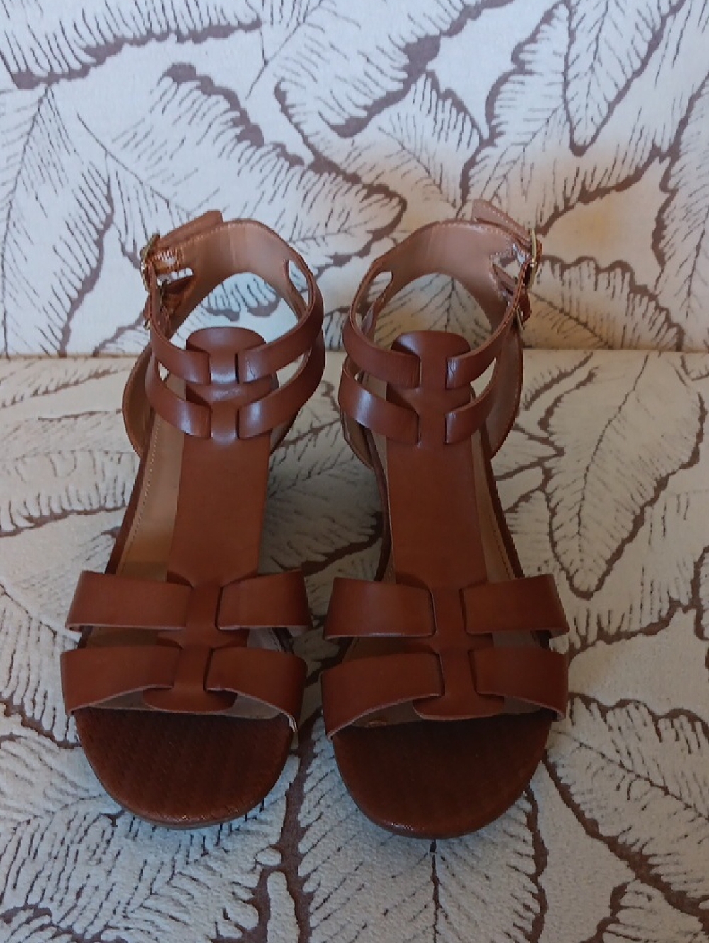 Franco Sarto Wedge Sandals - Size 8 1/5